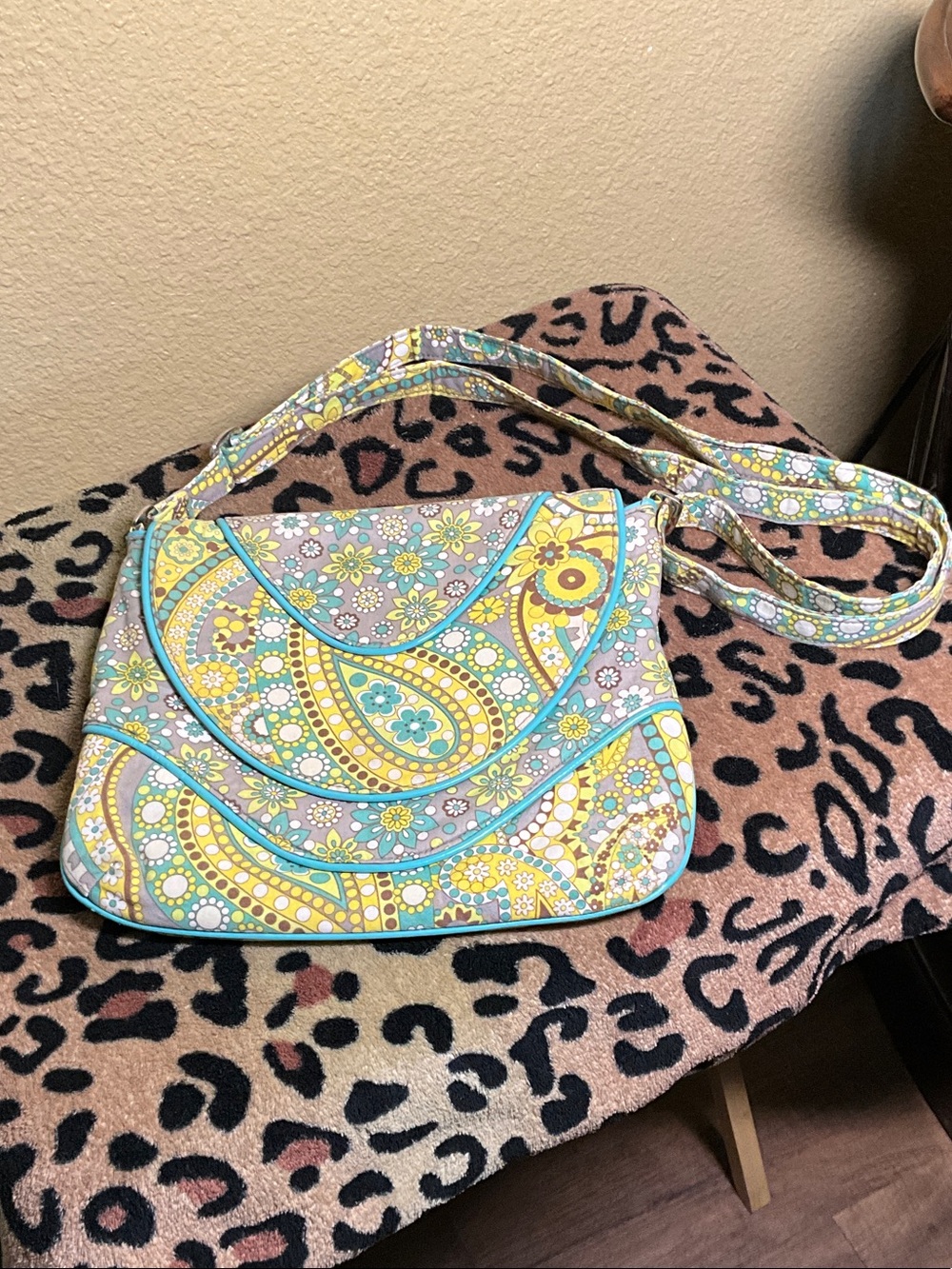 Vera Bradley Floral Paisley Crossbody Bag